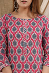 Blossom Love Floral Cotton Kurti