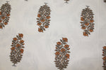 Cream Cotton  Double Bedsheet (90 X108 Inch)