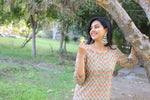 Udaan -Mehendi Green Cotton Kurti