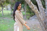 Udaan -Mehendi Green Cotton Kurti