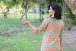 Udaan -Mehendi Green Cotton Kurti