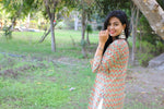 Udaan -Mehendi Green Cotton Kurti