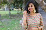 Udaan -Mehendi Green Cotton Kurti