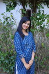Udaan -Indigo Cotton Kurti
