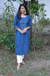 Udaan -Indigo Cotton Kurti