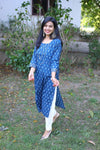 Udaan -Indigo Cotton Kurti