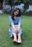 Udaan -True Blue  Cotton Kurti