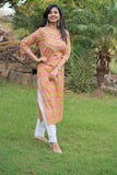 Udaan  Mehndi  Floral  Cotton Kurti