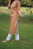 Udaan  Mehndi  Floral  Cotton Kurti