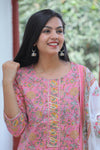Pink Gotta Work Cotton Suit with Cotton Dupatta