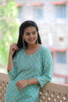 Firoza Gota Work  Cotton Pant set