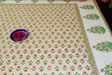 Peach Garden Cotton  Double Bedsheet (90 X108 Inch)