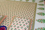 Peach Garden Cotton  Double Bedsheet (90 X108 Inch)