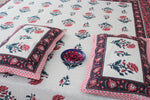 Royal Rose Garden Cotton  Double Bedsheet (90 X108 Inch)