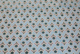 Blue Sky Beach Cotton  Double Bedsheet (90 X108 Inch)