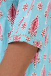 Ferozi - Hand Block Printed Cotton Kurti