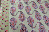 Mehendi with Multicoloured Motifs Cotton  Double Bedsheet (90 X108 Inch)