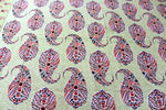 Mehendi with Multicoloured Motifs Cotton  Double Bedsheet (90 X108 Inch)