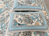 Sky Garden Cotton  Double Bedsheet (90 X108 Inch)