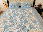 Sky Garden Cotton  Double Bedsheet (90 X108 Inch)