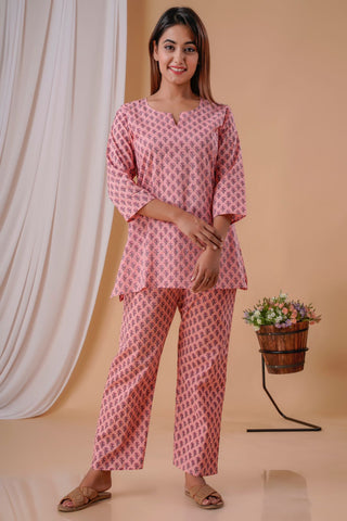 Peach Pink - Lounge wear