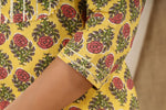 Yellow spring Cotton Kurti
