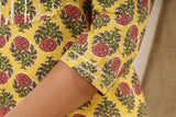 Yellow spring Cotton Kurti