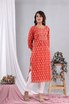 Tomatoe Red Cotton Kurti