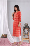 Tomatoe Red Cotton Kurti