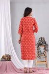 Tomatoe Red Cotton Kurti