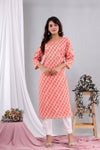 Coral Bagh Cotton Kurti
