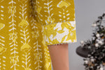 Mustard Cotton Suit with Cotton Dupatta