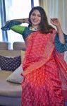 Chanderi Cotton Silk Saree - Peach