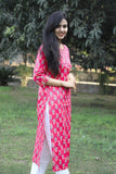 Udaan - Rani Pink Cotton Kurti