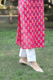Udaan - Rani Pink Cotton Kurti