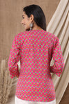 Naari Hot Pink Cotton Top