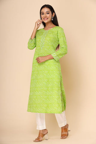 Buy online Cotton Green-blue Combination Kurti from ethnic wear for Women  by Dress Me for ₹750 at 0% off | 2024 Limeroad.com