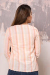 Pastel Peach Cotton Top
