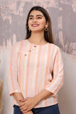 Pastel Peach Cotton Top
