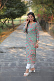 Noor Persian Green Cotton Kurti