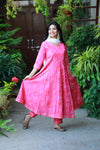 Pink Bhandhej Anarkali Suit Set