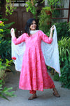Pink Bhandhej Anarkali Suit Set