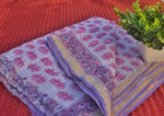 Kota Doria Saree -Lavender  Love