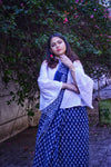 Pure Cotton Saree - Blue